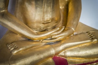 Altın buddha statue2 el