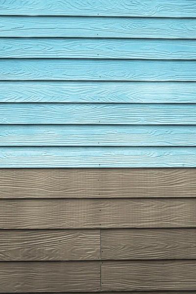 蓝色和棕色木板墙 pattern2 — 图库照片