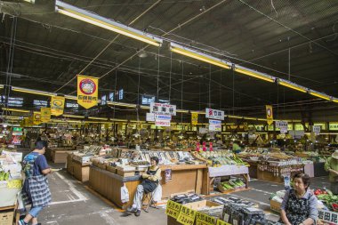 Hakodate, Japonya - 20 Temmuz orijinal jaoanese sabah piyasaya ju