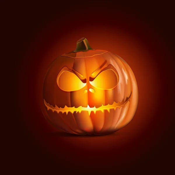 Citrouille d'Halloween — Image vectorielle