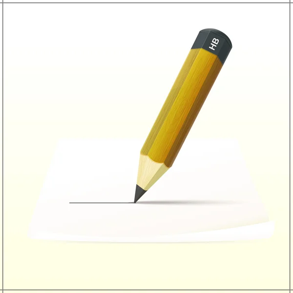 Bleistift-Symbol. — Stockvektor