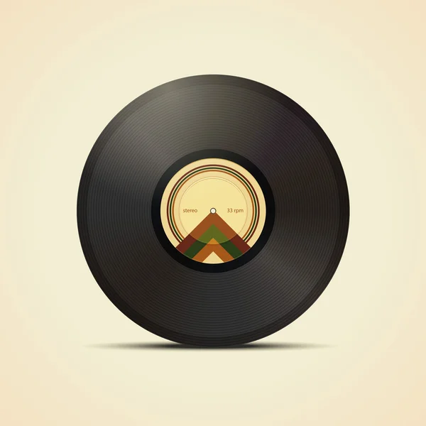 Disque vinyle — Image vectorielle