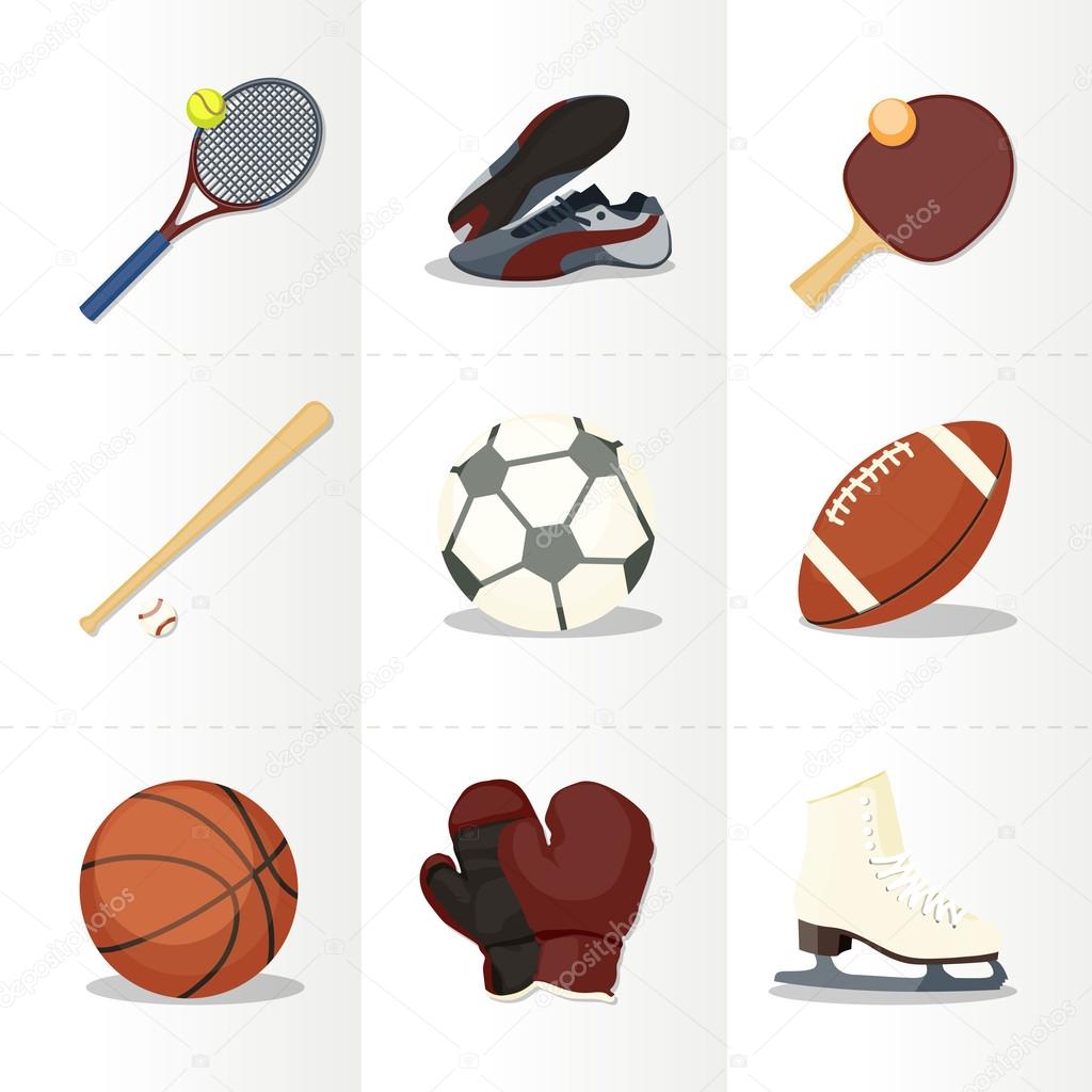 Sport icons.