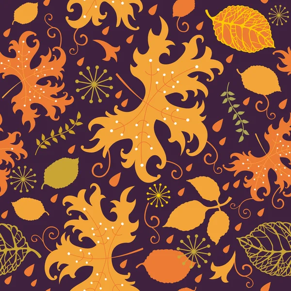 Autumnal pattern — Stock Vector