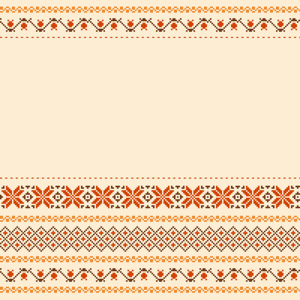 Текстильный фон народного стиля
