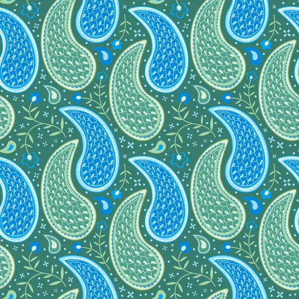Paisley texture florale — Image vectorielle