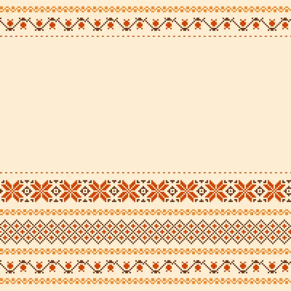 Текстильний фон народного стилю — стоковий вектор