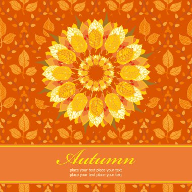 Sonbahar Çiçek Arkaplanı