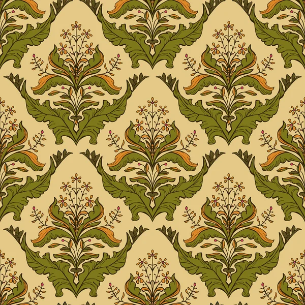 Classic floral wallpaper — Stock Vector
