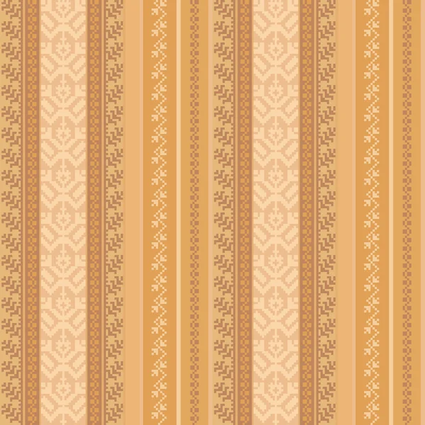 Textura de tela a rayas ornamentales — Vector de stock