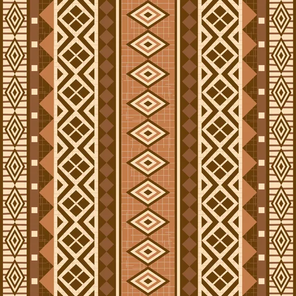 Padrão ornamental geométrico estilo africano —  Vetores de Stock