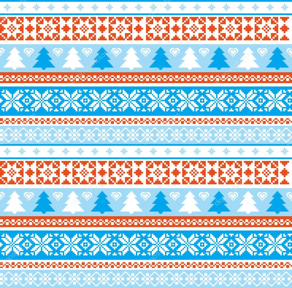 Christmas ornamental pattern