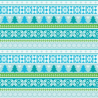 Fair Isle dekoratif desen