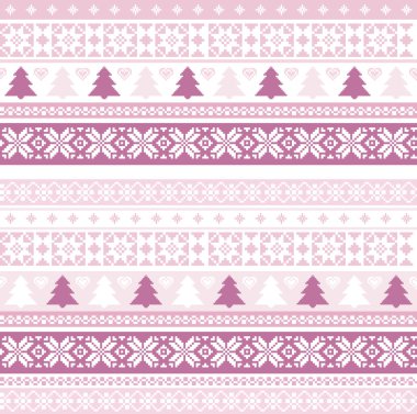 geleneksel motiflerle Noel desen