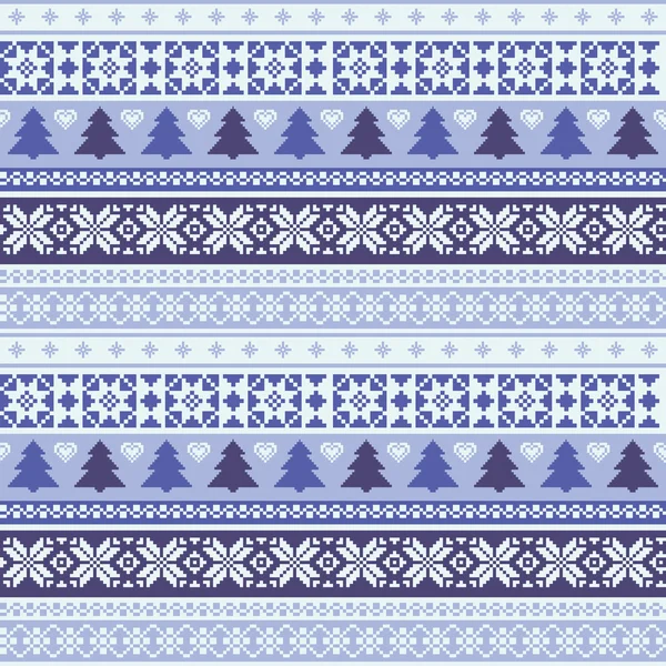 Weihnachten ornamental gestreiften Hintergrund — Stockvektor