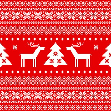 geleneksel Noel süsü örgü