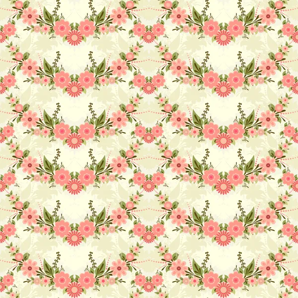 Seamless floral pattern — Stock Vector