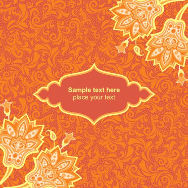 turuncu çiçek arkaplanı