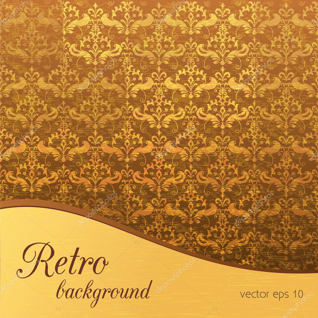 university gold retro