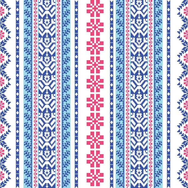 Motif brodé — Image vectorielle