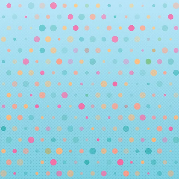 Polka dot retro fundo — Vetor de Stock