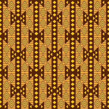 Afrika Tekstil tasarım süs sorunsuz artalanları