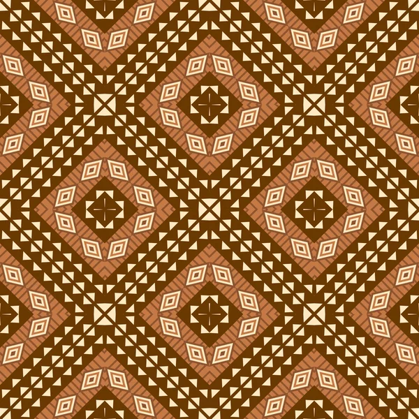 アフリカの織物背景ベクトルのシームレスなパターン エスニック風 — ストックベクタ