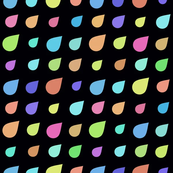 Modèle coloré de gouttes — Image vectorielle