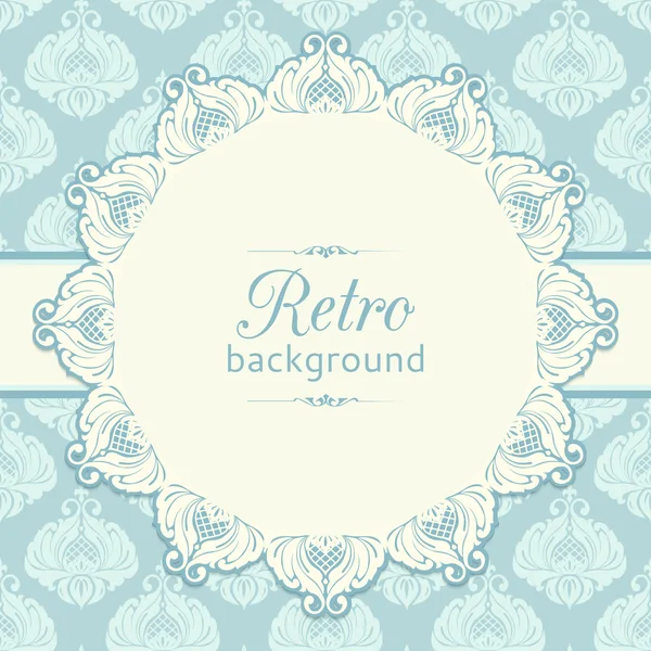 Vintage davetiye kartı şablonu