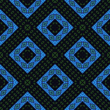 Afrika tarzı aşiret geometrik desen