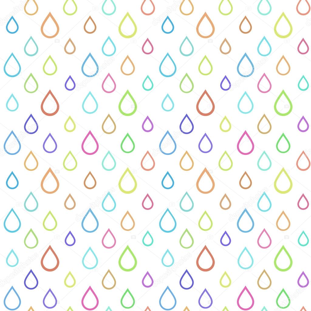 Colorful drops pattern