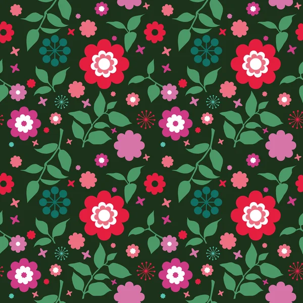 Bloemen patroon — Stockvector