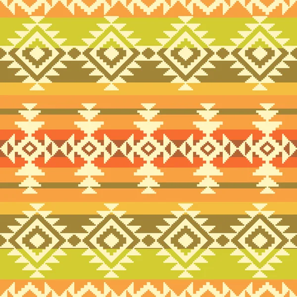 Tribal geometrische gestreept patroon — Stockvector