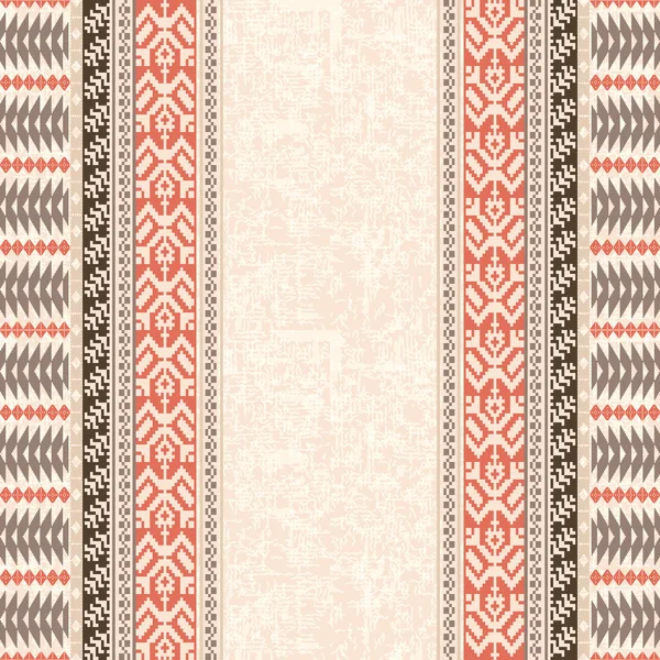 Motif rayé textile ethnique — Image vectorielle