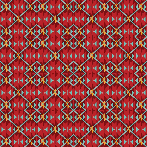Röda mattan abstrakta geometriska mönster — Stock vektor