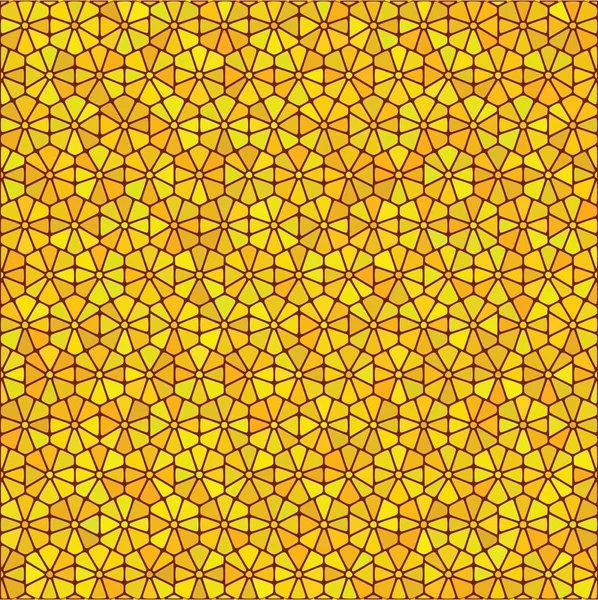 Grade de citrinos hexagonal fundo abstrato —  Vetores de Stock