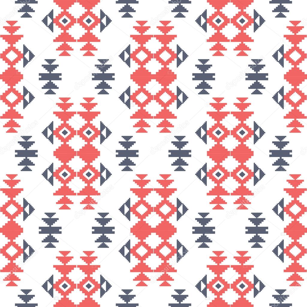 Geometric pattern in ethnic style