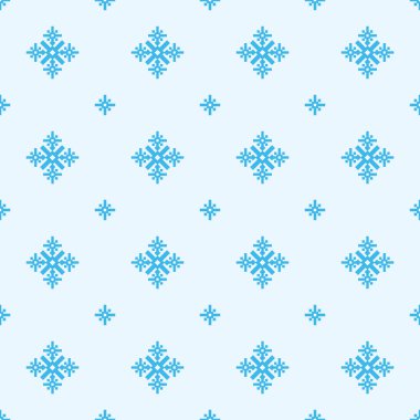 Snowflackes kış seamless modeli