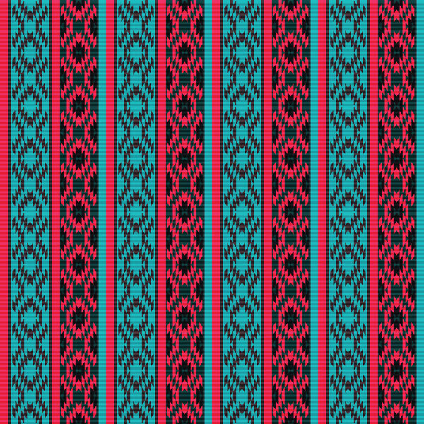 Geometric textile ethnic pattern