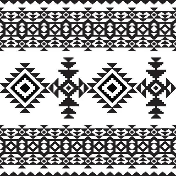 Aztec mexikanska seamless mönster — Stock vektor