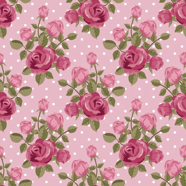 Rosa rosa fondo de pantalla — Archivo Imágenes Vectoriales