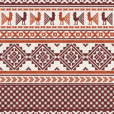 Güney Amerika kumaş dekoratif desen