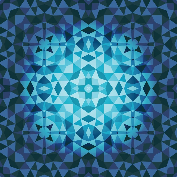 Abstrakter Vektorhintergrund in blau — Stockvektor