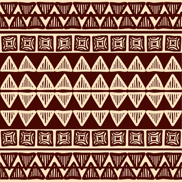 Padrão ornamental tribal listrado —  Vetores de Stock