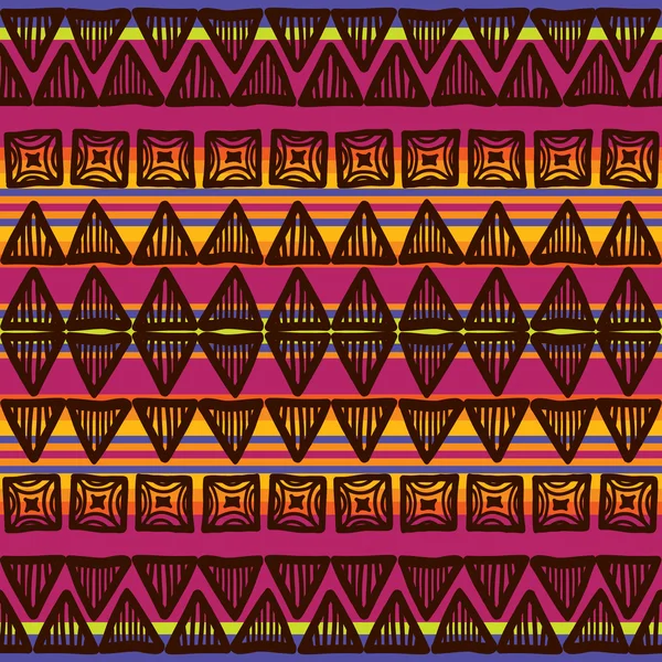 Modèle tribal rayé — Image vectorielle