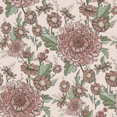 Sonbahar kasımpatıları, çiçeksiz desenler