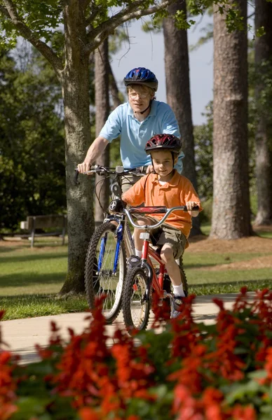 Baba ve oğlu - Bisiklet