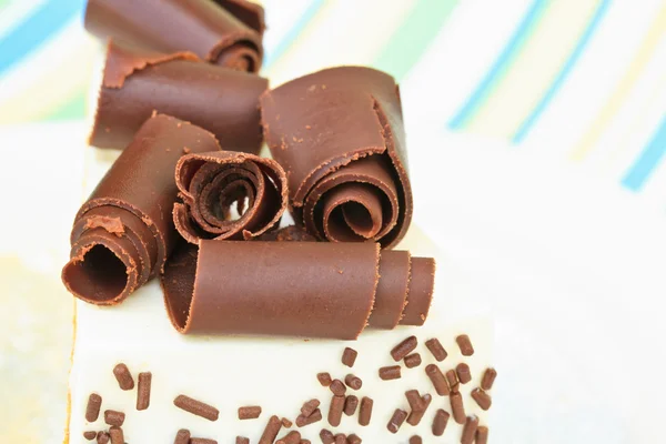 Bolo de chocolato — Fotografia de Stock