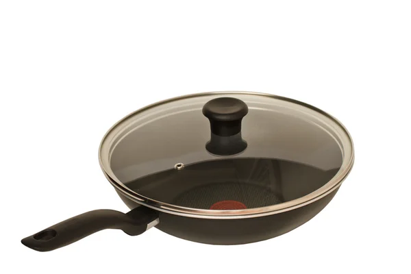 Empty black pan — Stock Photo, Image