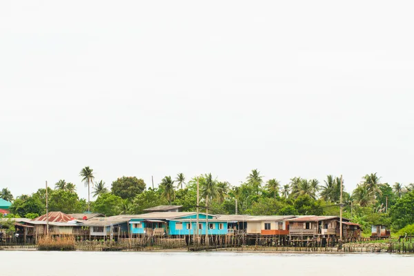 Casas à beira-mar — Fotografia de Stock